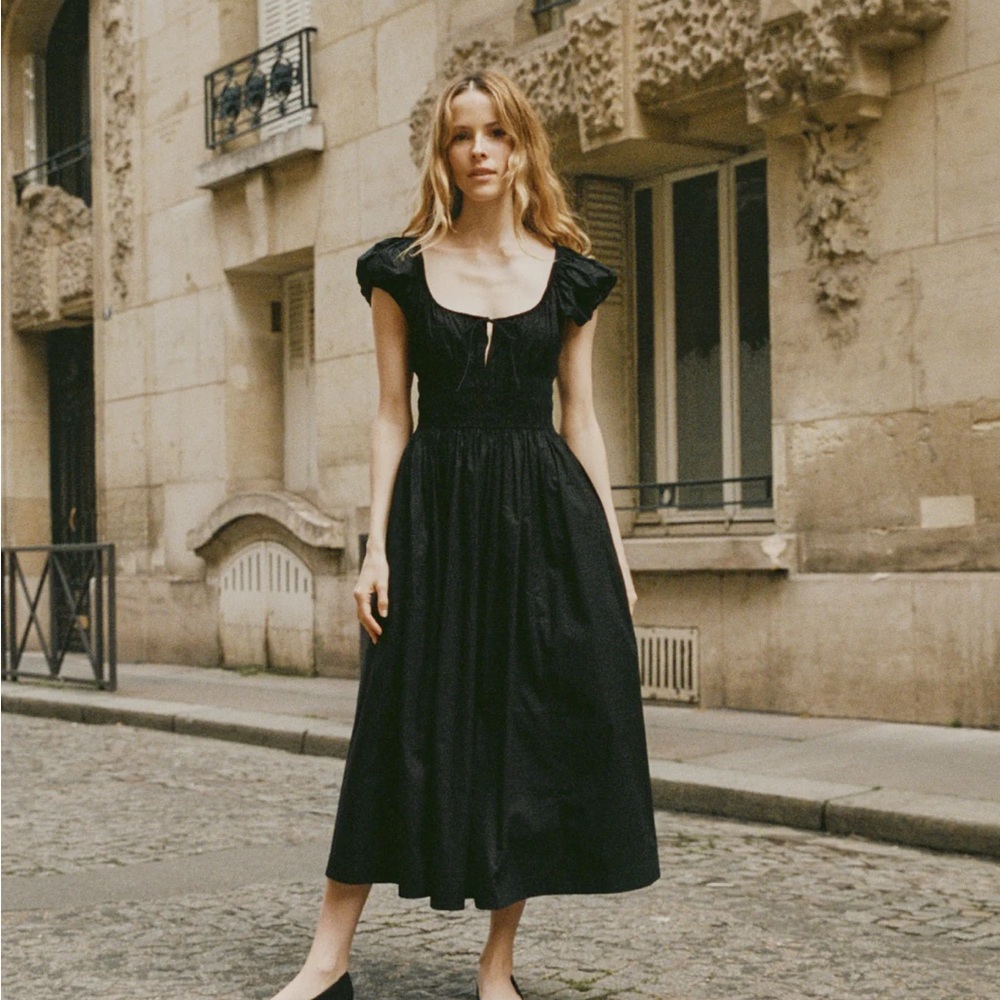 Doen Quinn Black Dress Small